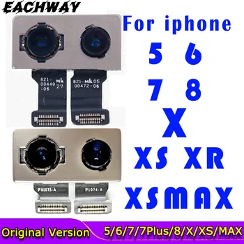 Za iphone X Nazaj Big Kamera Zadaj Odbor Flex Kabel za iPhone 5 SE 5s 5c 6 6 Plus 6S 6S Plus 7 7 Plus 8 XS Max Kamera Moduli 18739