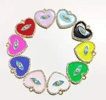 10pcs srce čarobne gumbe za ženske DIY nakit dodatki H22 53333