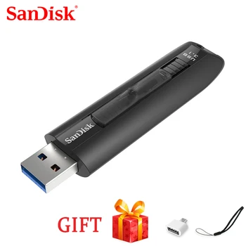 SanDisk MIni Extreme USB Flash Disk 128GB USB 3.1 Pen Drive 64GB Pendrive Pomnilniški ključ USB Naprave za Shranjevanje, U Disk SDCZ800 CZ800 58665