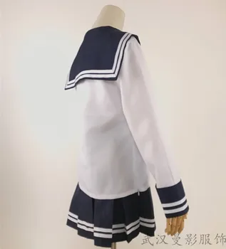 Anime Kantai Zbirka Cosplay Šolsko Uniformo Japonski Rušilec Akatsuki Hibiki Ikazuchi Inazuma Mornar Obleka Za Halloween Obleko 6642