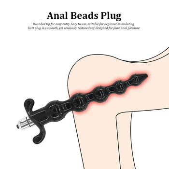 EXVOID Silikonski Butt Plug Vibrator za G-spot Prostate Massager Sex Igrače za Ženske Moški Gay Odraslih Izdelkov Jelly Analni Čep, Vibrator