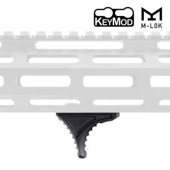Keymod M-LOK Handstop Kit Angeled Foregrip Dodatki s Guide Rail Taktično Handguard za AR15 Pištolo Dodatki