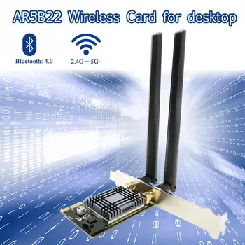 N1202 AR5B22 2.4 G 5G Bluetooth 4.0 Visoke Hitrosti Multifunkcijski Računalnik, Igre Dual Band Stabilno WIFI mrežno Kartico Za Namizni RAČUNALNIK