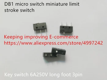Izvirne nove DB1 mikro stikala miniaturni omejitev kap stikalo za izklop 6A250V dolgo stopala 3pin