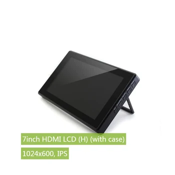 ShenzhenMaker Store 7 palčni zaslon HDMI LCD zaslon (H) Kapacitivni Zaslon na Dotik z Kaljenega Stekla, Pokrov 1024x600 IPS podpira mini Kos