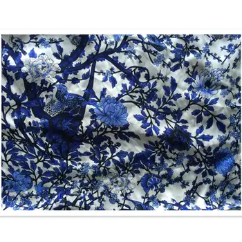 Brezplačna dostava za novih mulberry svile tkanine charmuse svile natisnjeni navaden šal obleko posteljnina določa LS0786