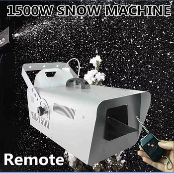 2016 novo ! Daljinsko 1500W sneg stroja / snežinka pralni strokovno fazi DJ oprema