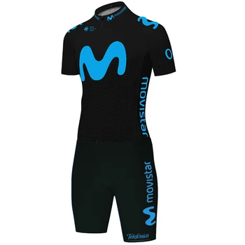 2020 Ekipa Movistar kolesarjenje Skinsuit completo ciclismo Maillot Jumpsuit Cestne Dirke Skinsuit maillot ciclismo hombre verano 102426