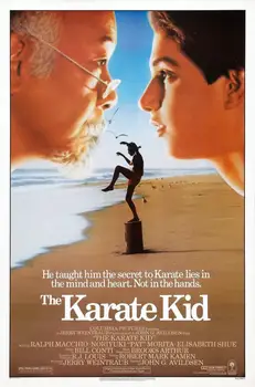 Karate Kid 1984 Drama/Sport Classic Film oljnih slik platno Natisne Wall Art Za dnevno Sobo, Spalnica Dekor 102632