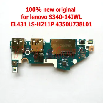 NOV original za Lenovo S340 S340-14IWL prenosnik moči dno usb, SD card reader odbor 5C50S24930 LS-H211P brezplačna dostava 103888