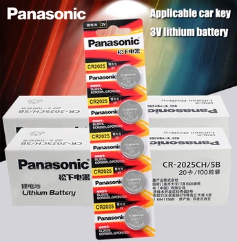 Panasonic Original cr2025 Gumb Celic Baterije 200PCS/VELIKO cr 2025 3V Litijevo Baterijo Za Gledanje Kalkulator Težo Obsega 105366
