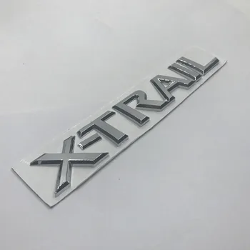 Avto Nalepke in Nalepke 3D Chrome Nalepke X Trail Xtrail Emblem Značko Črke Zadaj Rep Nalepke Za Nissan X-Trail, Auto Styling 10583