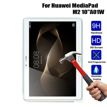 2 X Shockproof 0,3 mm 9H Kaljeno Steklo Za Huawei MediaPad M2 10