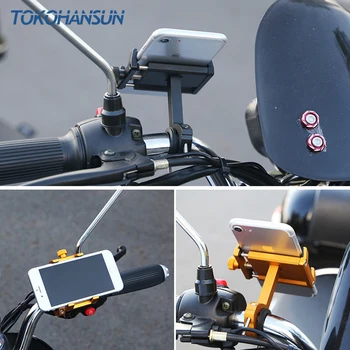 Univerzalni Aluminij Zlitine Motocikel Držalo za Telefon Za iPhone 11 pro Telefonska Podpora Za gps moto držalo za Kolo Nosilec Ročajev 108877