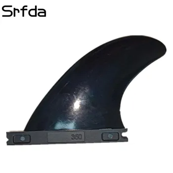 Srfda črn najlon desko fin surf fin za prihodnost 1 / 2 polje 2 kos X350 velikost sup fin