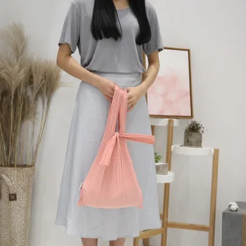 Naguban Torbe Za Ženske Japonski Oblikovalec blagovne Znamke Vrečke Platno, Zložen Zložljivo Platno lady Torbice Tajska Moda Candy Barve 11000