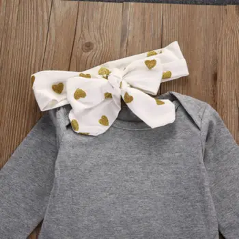Uk Novorojenega Dojenčka Baby Dekleta Obleke T-shirt Vrhovi+hlače, Dokolenke+glavo, Obleko