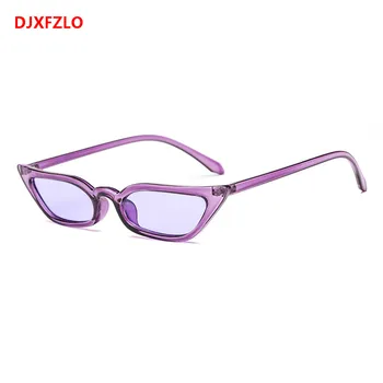 DJXFZLO Nova mačka oči, sončna očala boutique moda majhno polje očala priljubljena osebnost ženski modeli sončnih očal znamke design 11012