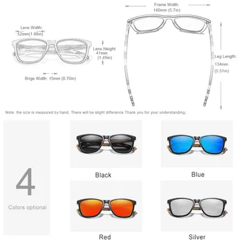 KINGSEVEN Prvotni Načrt Novi trendi Mode Več Barve za Les, sončna Očala Moških Ročno Ženske UV400 sončna Očala Oculos de sol 110259