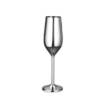Iz nerjavečega Jekla Kozarcev za Šampanjec Ustvarjalne Stekleni Pokal, Šampanjec predvsem piščali Rdeče Vino Kozarec Sladkega Vina Stranko Poroko Dekor 200 ML