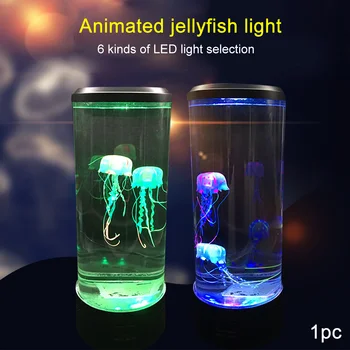 Meduze Night Light Svetilka LED Barva Spreminja, Doma Dekoracijo Akvarij Slog LED Darilo za Rojstni dan za Otroke Otrok Polnjenje prek kabla USB 11326