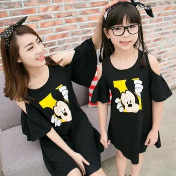 Korejski par oblačila mickey tshirts college modni slog par ljubitelji ženske poletje plaža obleko ujemanje oblačila obleko nositi 37