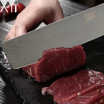 XYj Japonski Slog Kabelski Nož iz Nerjavečega Jekla, Kuhinja Cleaver Nož kuharski Visoko vsebnostjo Ogljika Kuhanje Nož Professional Qualilty 114240