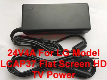 1PCS 24V 4A visoke kakovosti NAPAJALNIK Za LG Model LCAP37 lcd HD TV Napajanje Polnilnik+AC kabel