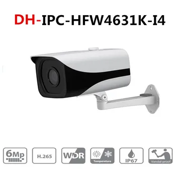 Dahua IPC-HFW4631K-I4 6MP IP Kamera vgrajen 4Leds IR120M IP67 DH-IPC-HFW4631K-I4 prostem cctv kamere z nosilcem
