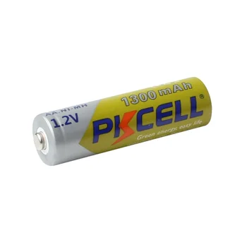 12Pcs/3Pack PKCELL AA Baterija za ponovno Polnjenje Baterij 1300mah NiMh 2A Bateria Baterias za svetilko