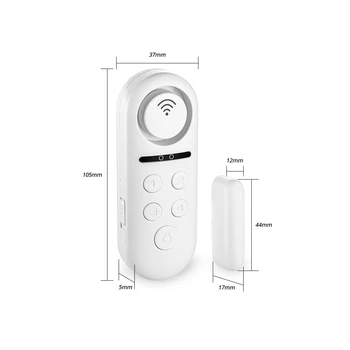 Tuya Vrata, senzor za Gradnjo, v buzzle brezžični Magnetni okno detektor Magnet stikalo odprto alarm smart življenje AlexaGoogle