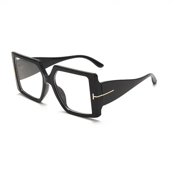 Kvadratni Optični Okvir Prevelik Očala Ženske Moški Modni Kratkovidnost Očala Okvirji Retro Jasno Recept Okvir Lady UV400 119431