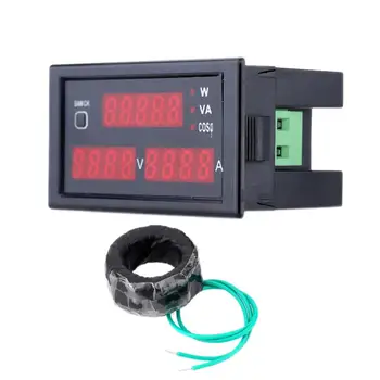 DL69-2048 Digitalni Multi-funkcijo Merilnik Voltmeter Ampermeter Visoko Natančnost, Stabilno In Trajen Voltmeter Ampermeter AC200-450V
