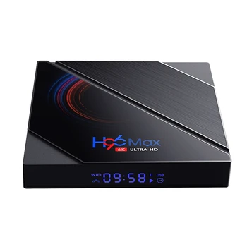 H96 MAX H616 HD 6K Smart TV Internet Quad Core Set-Top Box Android 10.0 TV BOX Predvajalnik (4+64 G)