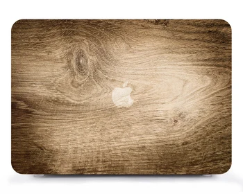Zrna lesa vzorec Primeru Težko Za Apple Macbook Air Pro Retina Dotik Bar & ID 11 12 13 15 16 Primeru laptop lupini Zaščitna Vreča