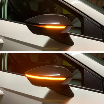 Par Dinamično Blinker za Seat Leon III 5F Ibiza KJ Arona LED Vključite Signal Strani Ogledalo lučka 2013 2017 2018 12188