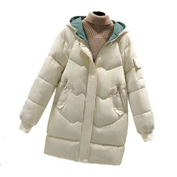 Trendi Izdelkov Padded jakna Ženske zimske jakne hooded Zgornji del ženske obleke Topel plašč velikosti Outwear Brezplačna dostava 268 122350