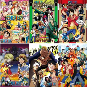Anime ENEM KOSU plakat Luffy Zoro predstavnica nami-ja Usopp Sanji Chopper Robin Franky Potok slika 8 kos/set nalepke za steno darilo