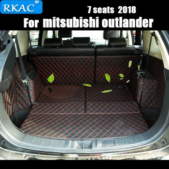 RKAC Avto po Meri Posebno Vejo Preproge Za Mitsubishi Outlander 7seats Trajne Nepremočljiva Preproge Za Outlander 7 Sedežev 2018