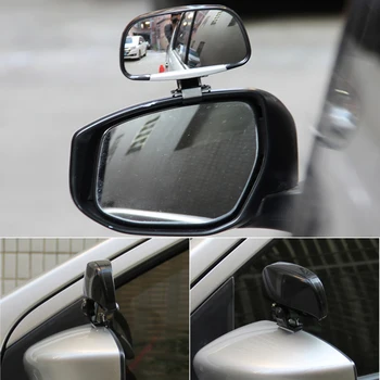 1 Par 360 Stopinj Rotacija, Nastavljiva Ogledala Avto Blind Spot Ogledalo širokokotni Objektiv za Parkiranje Pomožne Ogledalo 12554
