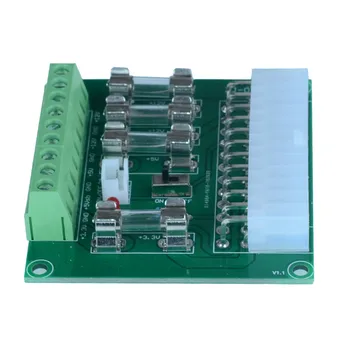 Zlom Odbor Modul 24Pin ATX, da terminal blok 24/20-pin ATX DC napajalnik Power modul Moči zlom Odbor 125680