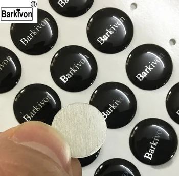 Barkivon 14 mm ravno Krog Simbol Značko plastičnih silikonske gume Nalepko za Honda za Nissan za Toyota tipko Zamenjajte Logotip 126