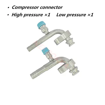 2pcs klimatska naprava kompresor priključek,Kompresor Konfigurator,Kompresor visoki in nizki tlak vtičnice priključek