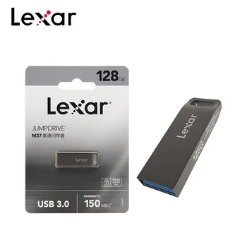 USB 3.0 Lexar M37 USB ključek 32GB 64GB Preberite Hitrosti Do 100mb/s 128GB Kovinski Memory Stick Mini U Disk Pendrive 127128