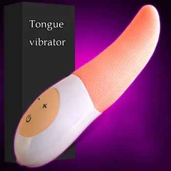 Mehko Ženske Vibrator Jezika Muco Lizanje Igrača Klitoris Stimulator Blowjob G Spot Vibrator Za Ženske, Ženska Masturbacija Seks Igrače 12714