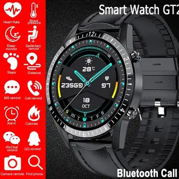 Novo i9 Pametno Gledati Poln na Dotik Krog Zaslon Bluetooth Klic Smartwatch Moški Ženske Športna Fitnes Nepremočljiva Watch PK L13 GT2 128293