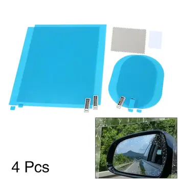 X Autohaux 4pcs Avtomobilske Anti Dež Nepremočljiva Film Zaščitna Jasno, Nalepke za Rearview Mirror) in Strani Okna 128314