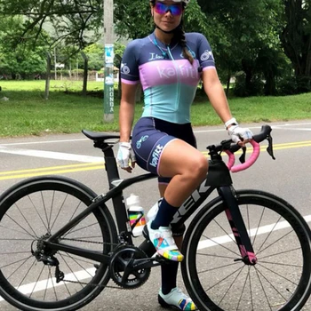 2020 Kafitt Žensk Triatlon Obleko Macaquinho Ciclismo Feminino Udobno seksi telo skinsuit določa go pro team tanko blazinico poletje