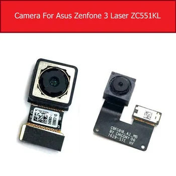 Spredaj & zadaj glavna kamera za Asus Zenfone 3 Laser ZC551KL sprednji fotoaparat nazaj z flex kabel nadomestni deli