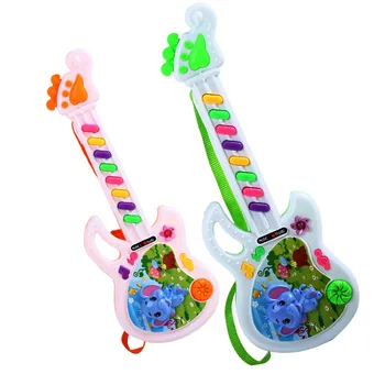 Glasbeni kitara igrača fant, fant, dekle malček igra, učenje izobraževanje živahno elektronov, igrače, igrače za otroke, kitara zabawki dla dzieci
